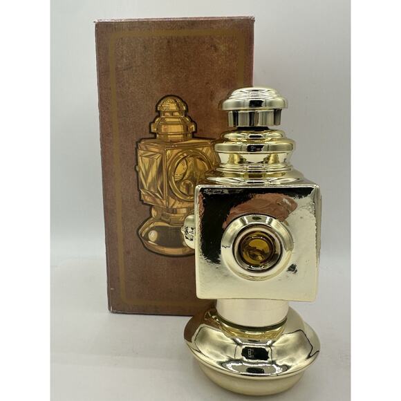 Vintage Avon Auto Lantern Decanter-Deep Woods After Shave & Talc New - Picture 2 of 5